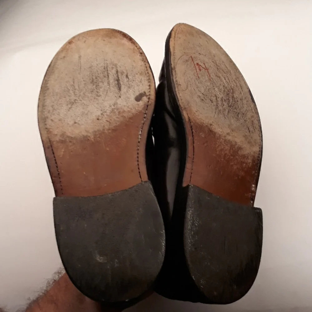 FLORSHEIM Imperial Dark Brown Leather SHELL Sz 9 E Mens Dress Shoes‎